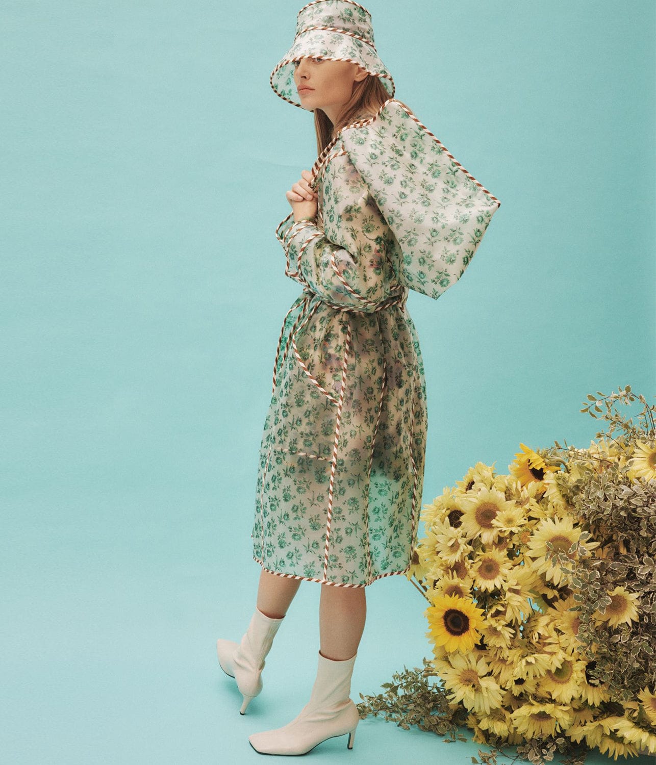 ABIGAIL RAINCOAT-GREEN | ALEMAIS | ALEMAIS ABIGAIL RAINCOAT-GREEN