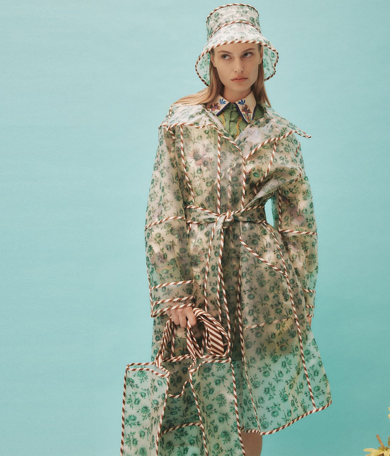 ABIGAIL RAINCOAT-GREEN | ALEMAIS | ALEMAIS ABIGAIL RAINCOAT-GREEN
