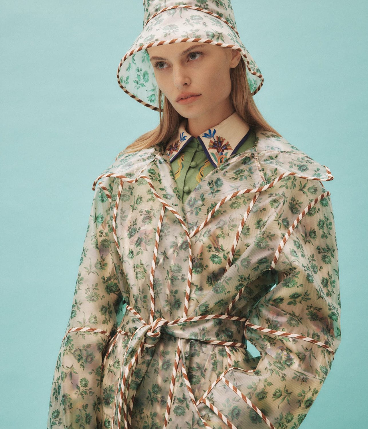 ABIGAIL RAINCOAT-GREEN | ALEMAIS | ALEMAIS ABIGAIL RAINCOAT-GREEN