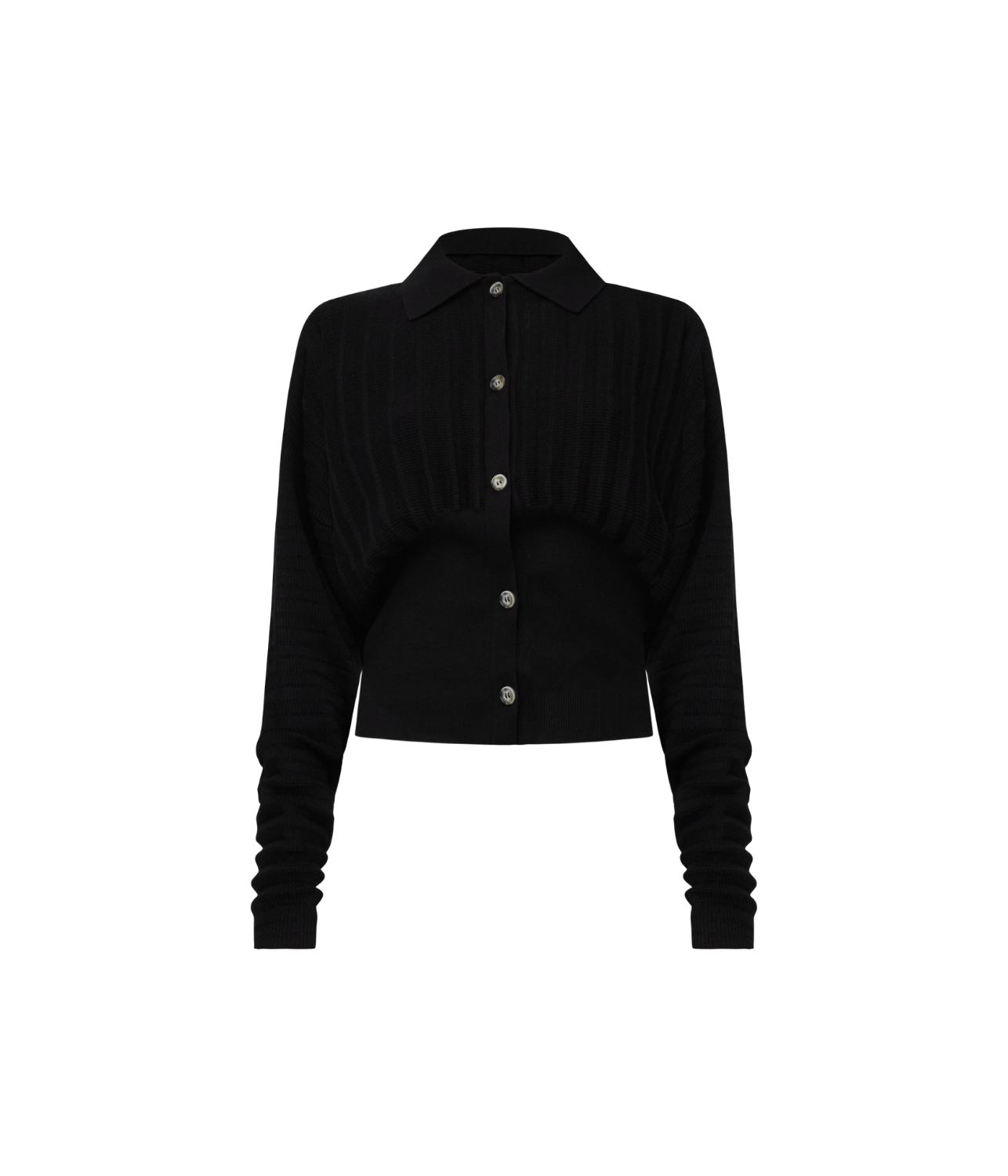 ACCORDION POLO SHIRT | WYNN HAMLYN WYNN HAMLYN ACCORDION POLO SHIRT