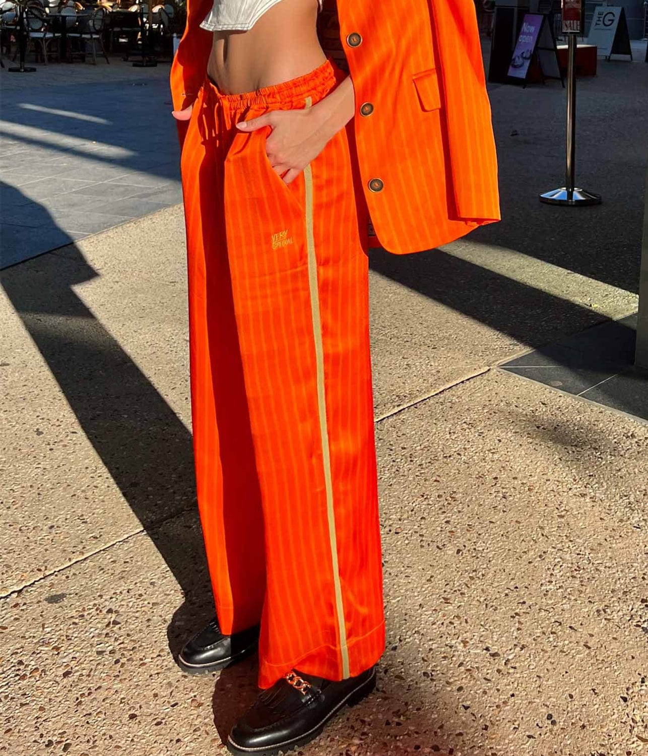 ALLEY CAT VACAY PANT- ORANGE | SOMETHING VERY SPECIAL | SOMETHING VERY SPECIAL ALLEY CAT VACAY PANT- ORANGE