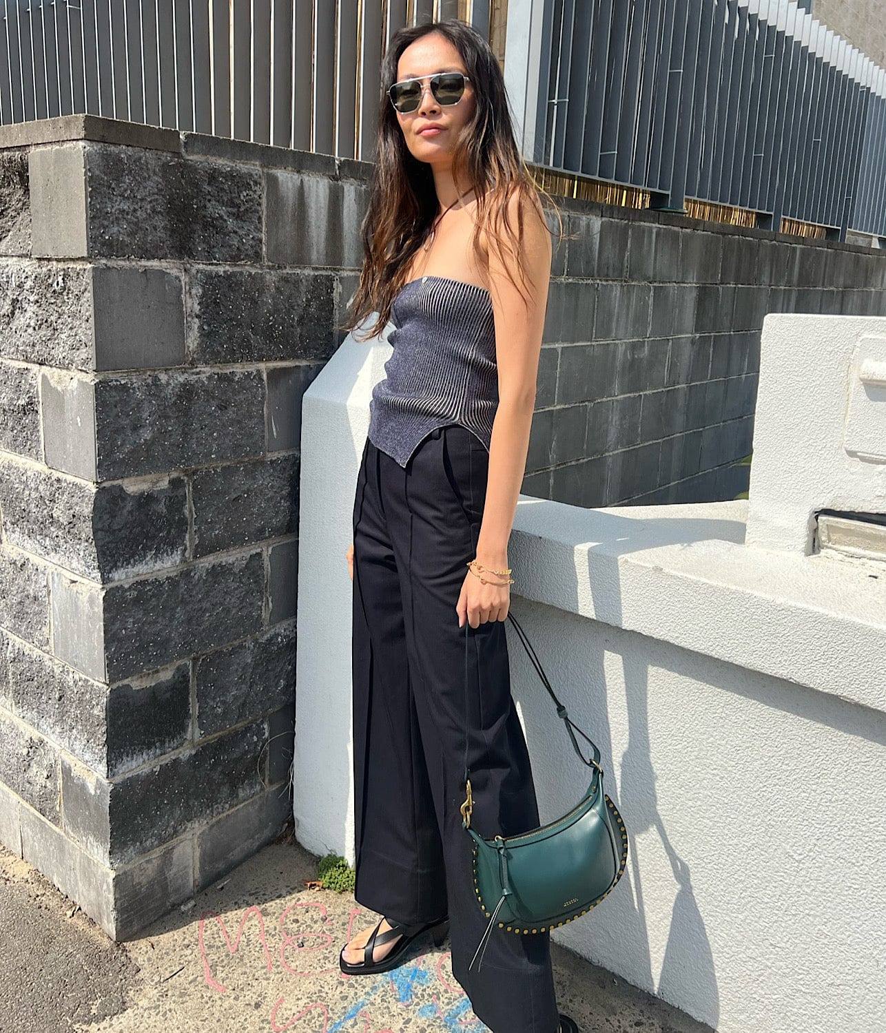ARIA SKIRT - NAVT/ BEIGE | GIMAGUAS | GIMAGUAS ARIA SKIRT - NAVY/ BEIGE