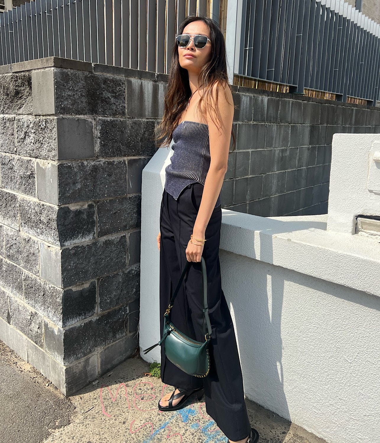 ARIA SKIRT - NAVT/ BEIGE | GIMAGUAS | GIMAGUAS ARIA SKIRT - NAVY/ BEIGE
