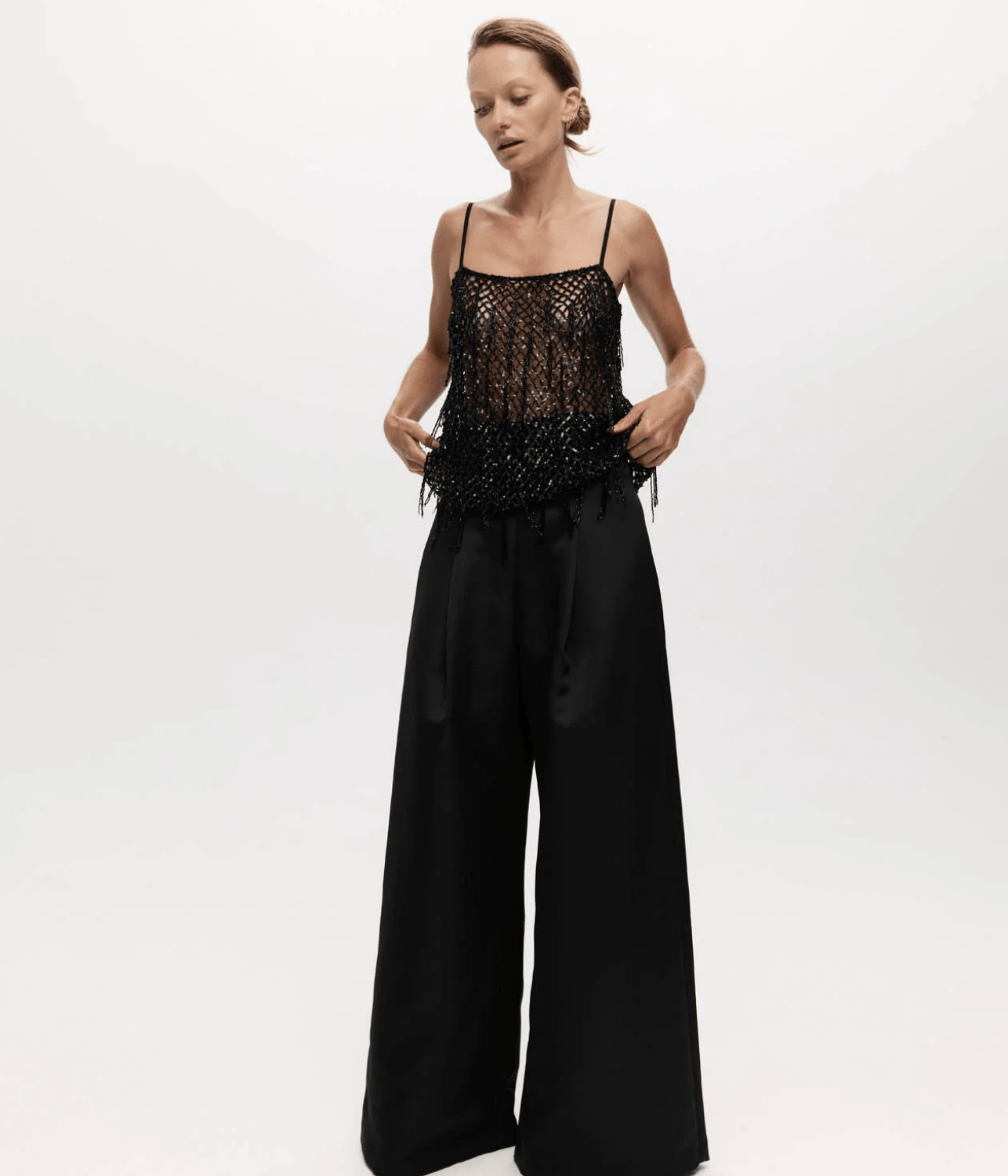 BEAD SINGLET TOP | HARRIS TAPPER HARRIS TAPPER BEAD SINGLET TOP
