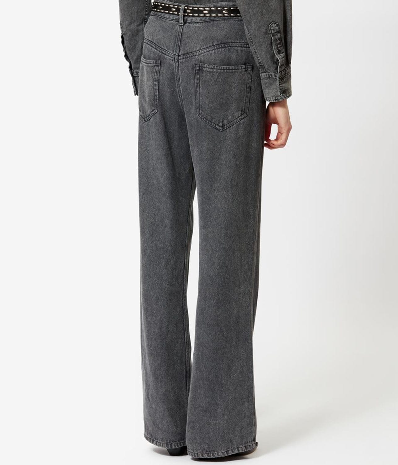 BELVIRA FLARED JEANS- GREY | ISABEL MARANT | ISABEL MARANT BELVIRA FLARED JEANS- GREY