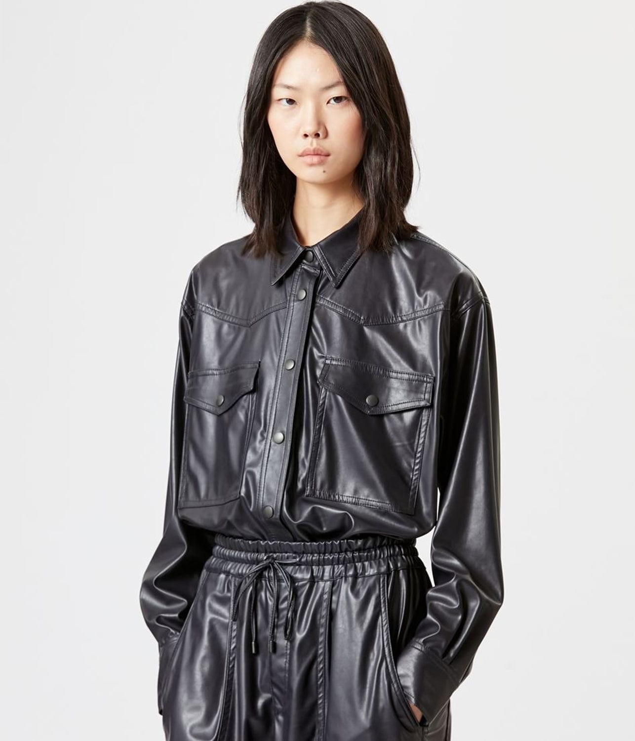 BERNY SHIRT- BLACK | ISABEL MARANT | ISABEL MARANT BERNY SHIRT- BLACK