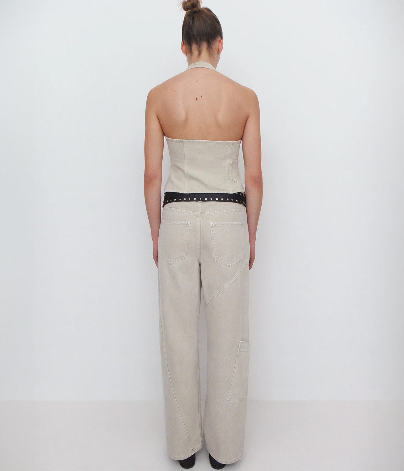 BEVERLY TROUSERS- ECRU | GIMAGUAS |  GIMAGUAS BEVERLY TROUSERS- ECRU