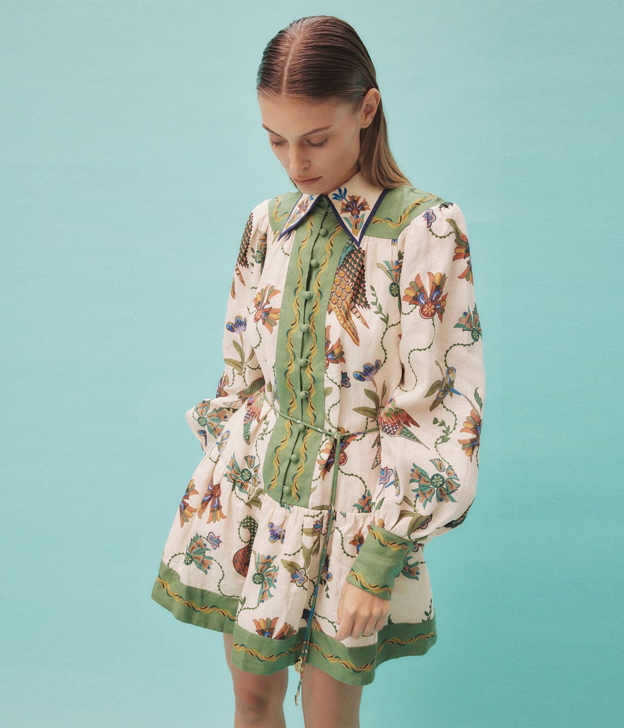 BIRDIE MINI DRESS- MULTI | ALEMAIS | ALEMAIS BIRDIE MINI DRESS- MULTI