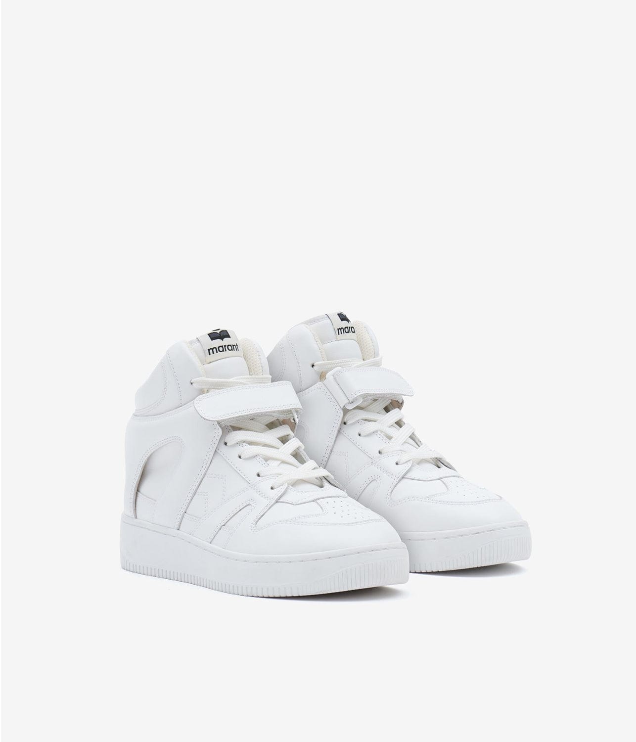 BROOKLEE SNEAKERS- WHITE | ISABEL MARANT | ISABEL MARANT BROOKLEE SNEAKERS- WHITE