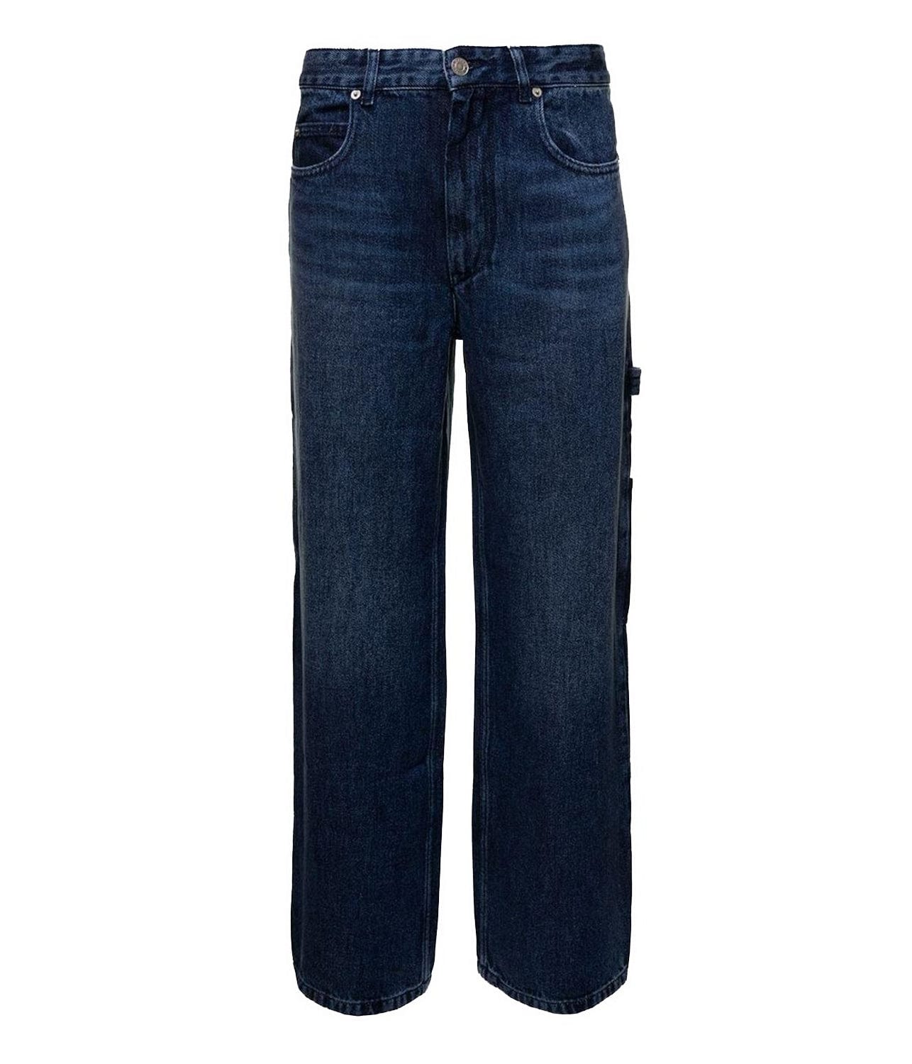 BYMARA PANTS-BLUE | ISABEL MARANT | ISABEL MARANT BYMARA PANTS-BLUE