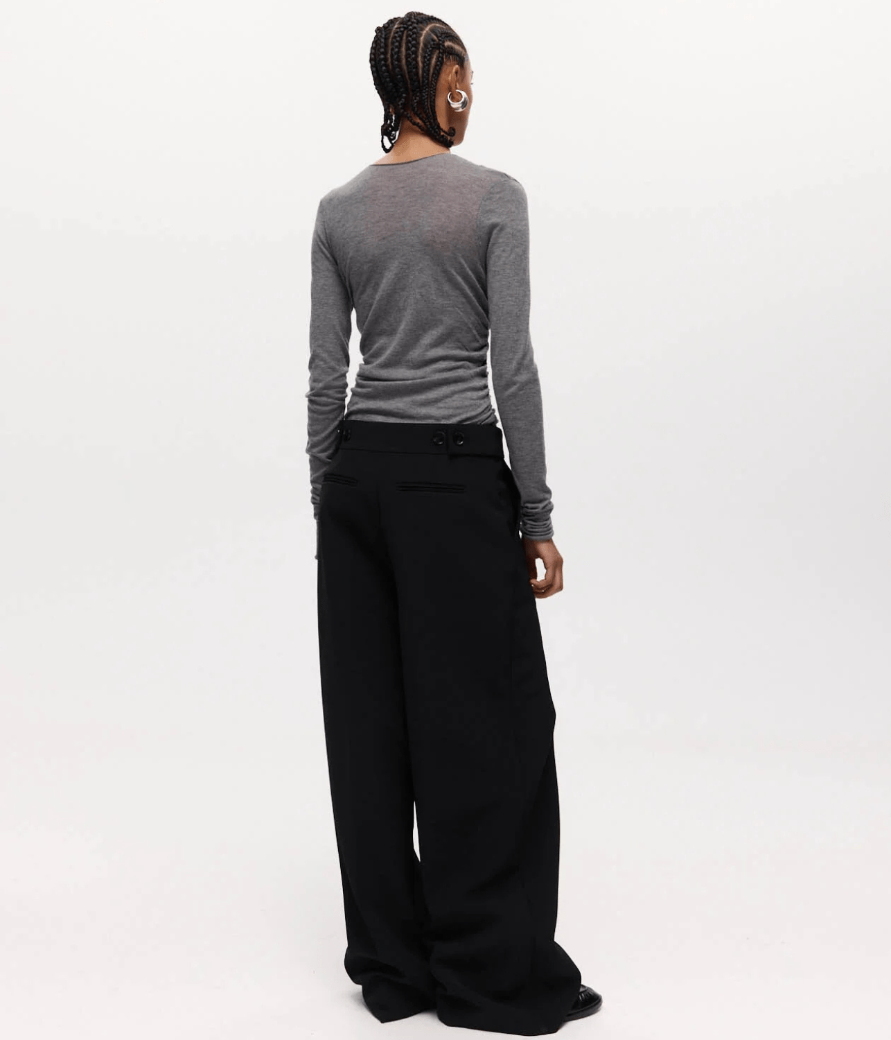 CAIUS TROUSER BLACK HARRIS TAPPER CAIUS TROUSER BLACK