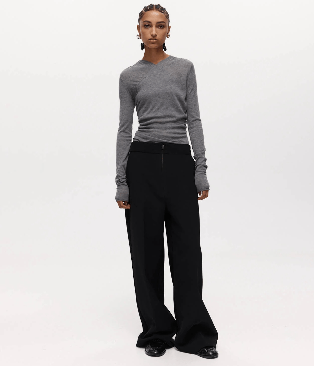 CAIUS TROUSER BLACK HARRIS TAPPER CAIUS TROUSER BLACK