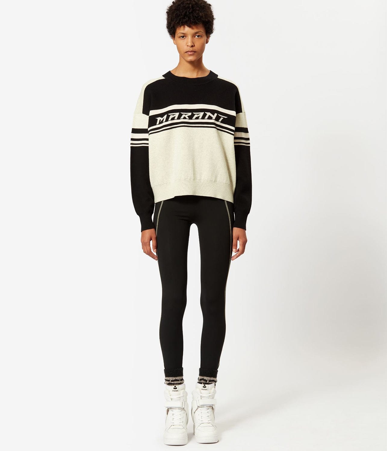 CALLIE PULLOVER- BLACK | ISABEL MARANT | ISABEL MARANT CALLIE PULLOVER- BLACK
