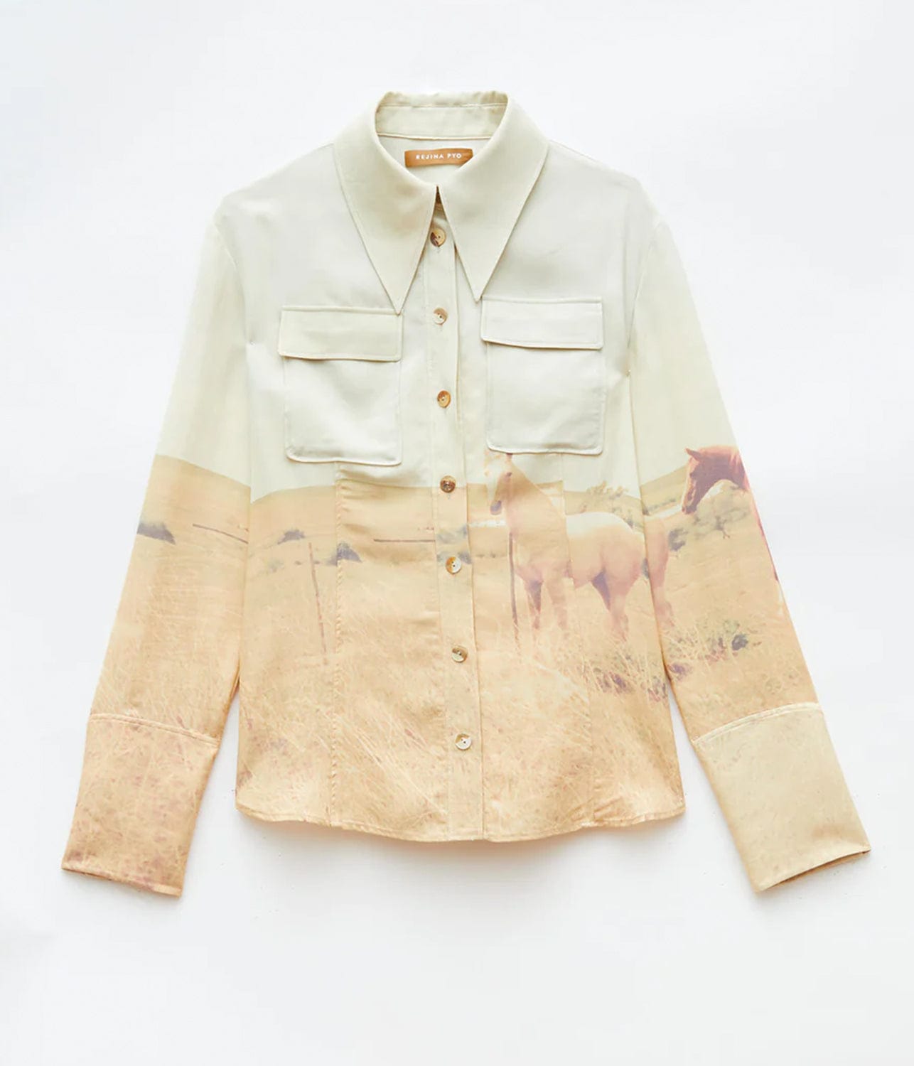 CAMILLE SHIRT- HORSE | REJINA PYO | REJINA PYO CAMILLE SHIRT- HORSE
