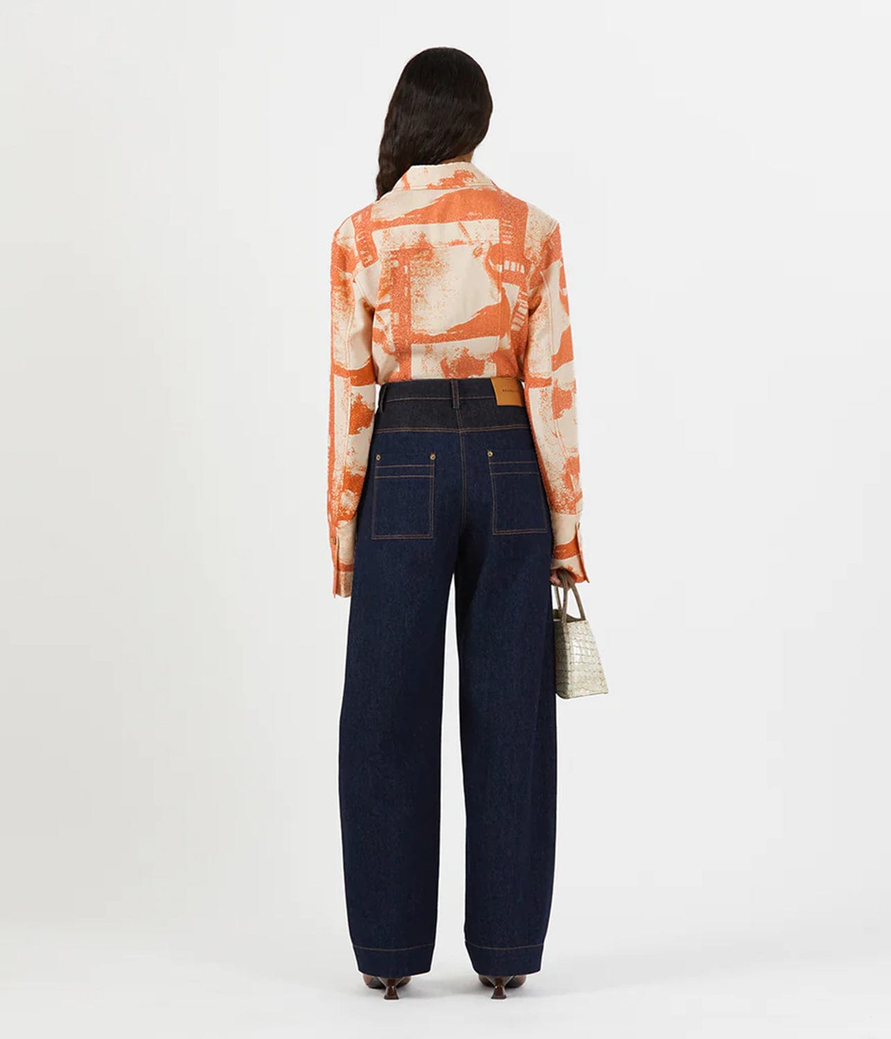 CAMILLE SHIRT- RUST | REJINA PYO | REJINA PYO CAMILLE SHIRT- RUST