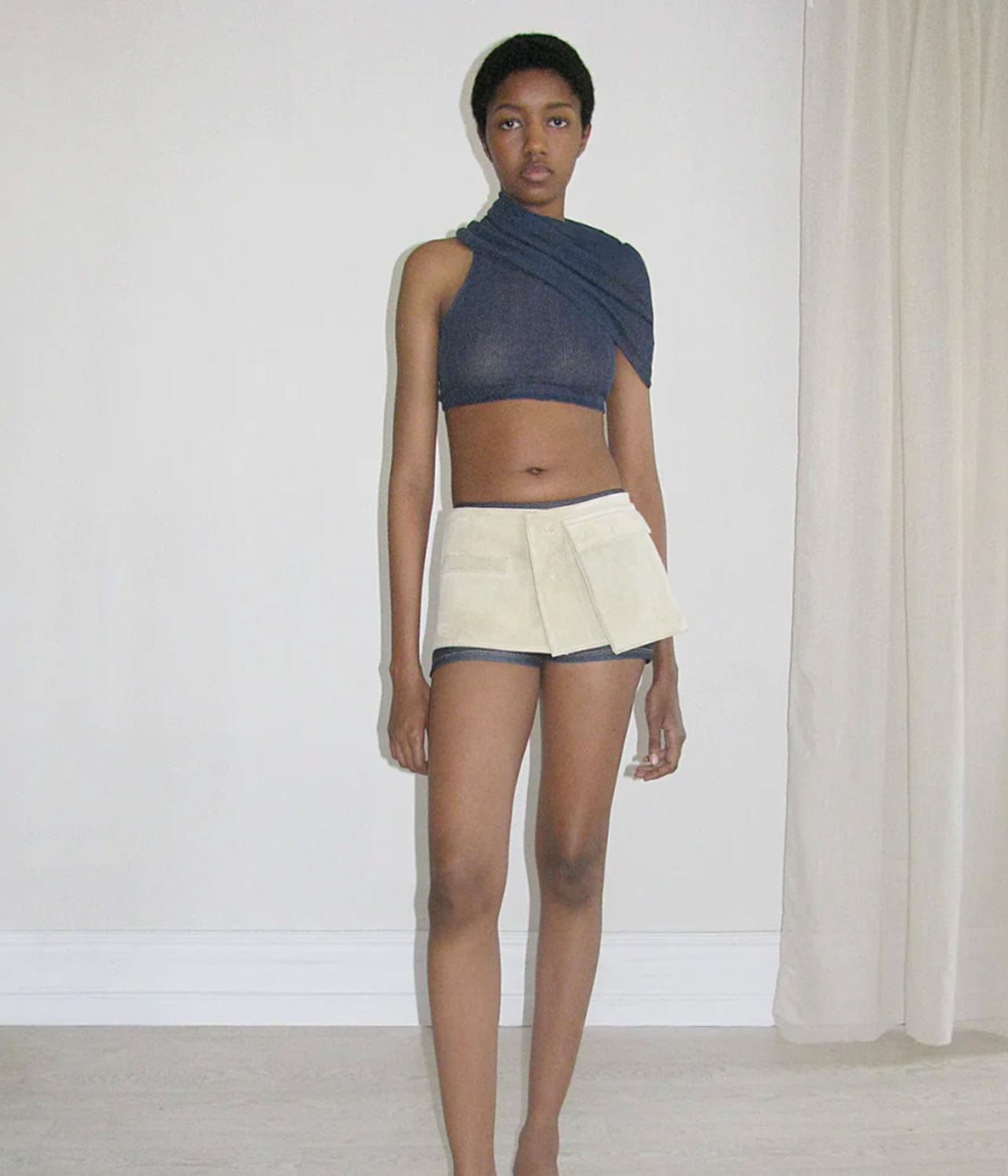 CARIL TOP- DARK NAVY | PALOMA WOOL | PALOMA WOOL CARIL TOP- DARK NAVY