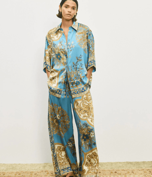 CASSIE SILK PANT | ALEMAIS ALEMAIS CASSIE SILK PANT