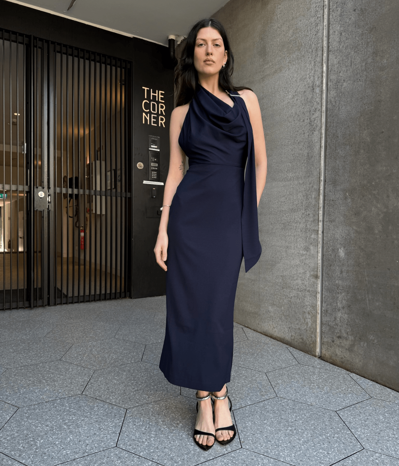 CATHERINE BUCKLE MAXI DRESS | WYNN HAMLYN WYNN HAMLYN CATHERINE BUCKLE MAXI DRESS
