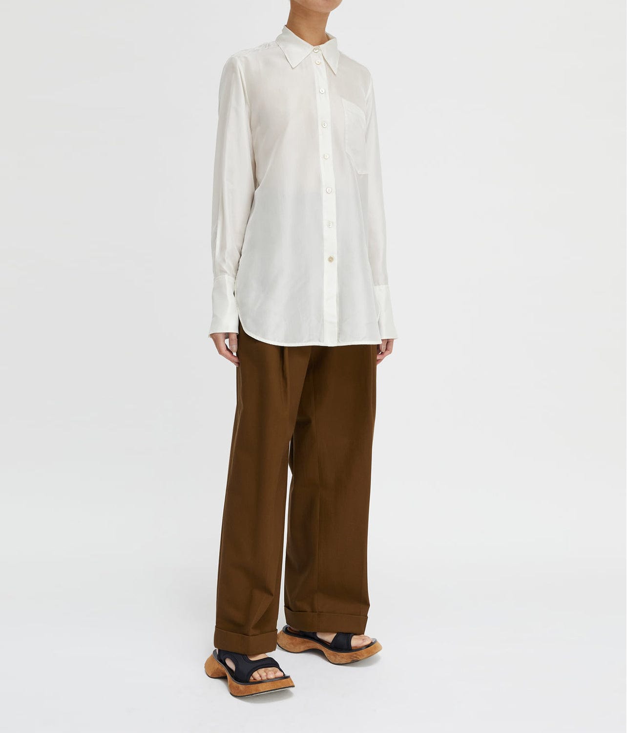 CHELSEA SHIRT- NATURAL | LEE MATHEWS | LEE MATHEWS CHELSEA SHIRT- NATURAL