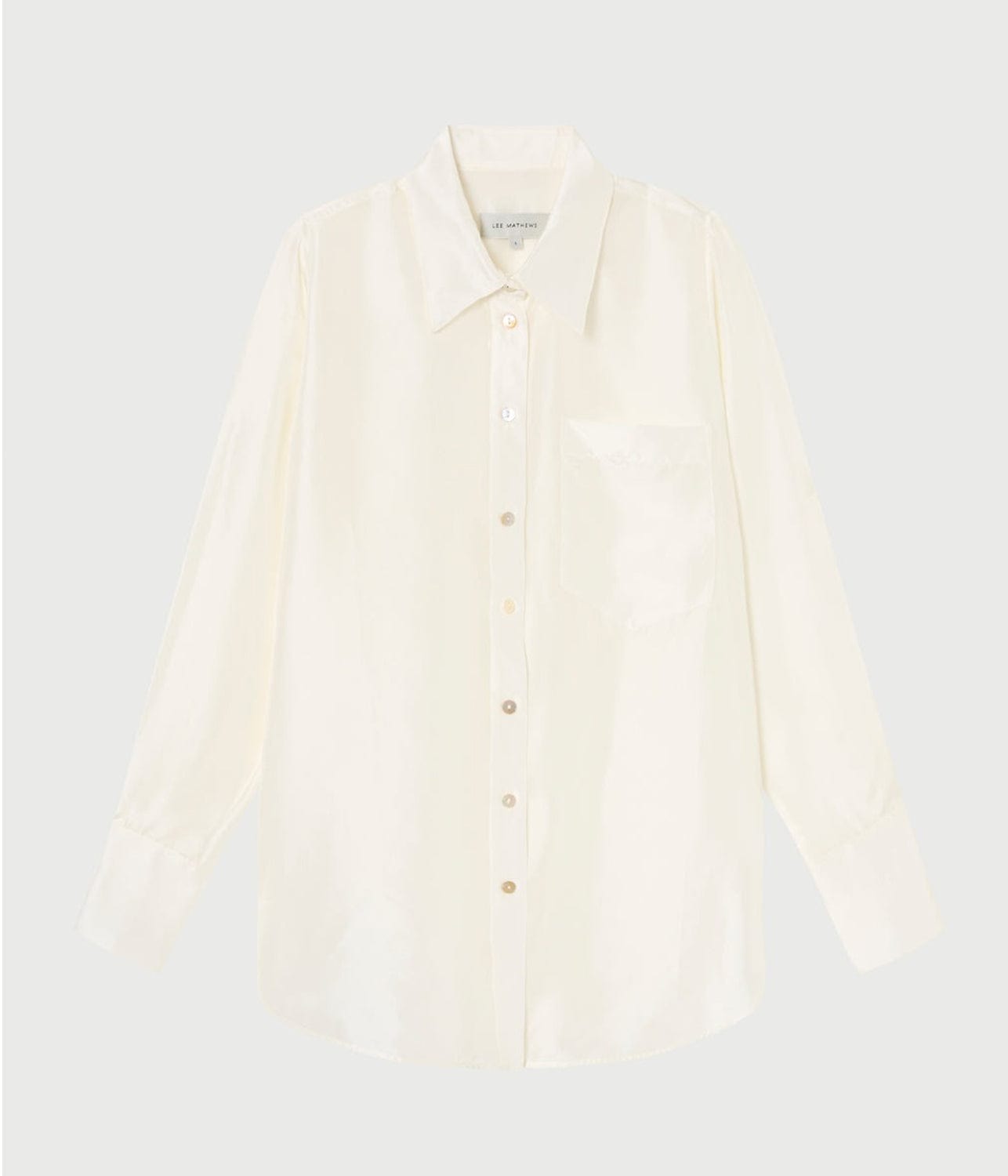 CHELSEA SHIRT- NATURAL | LEE MATHEWS | LEE MATHEWS CHELSEA SHIRT- NATURAL