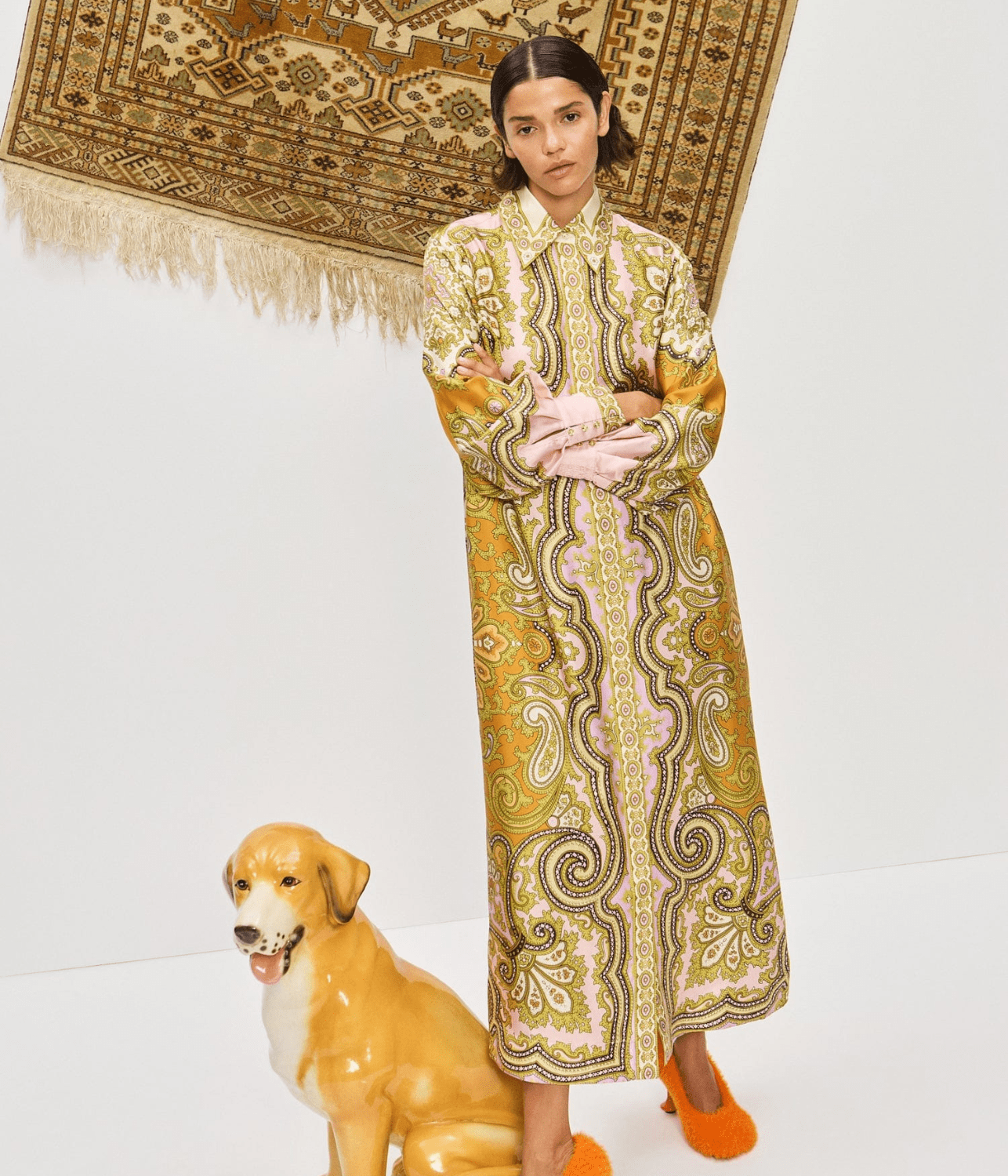 CLEMENZA SILK SHIRTDRESS | ALEMAIS ALEMAIS CLEMENZA SILK SHIRTDRESS