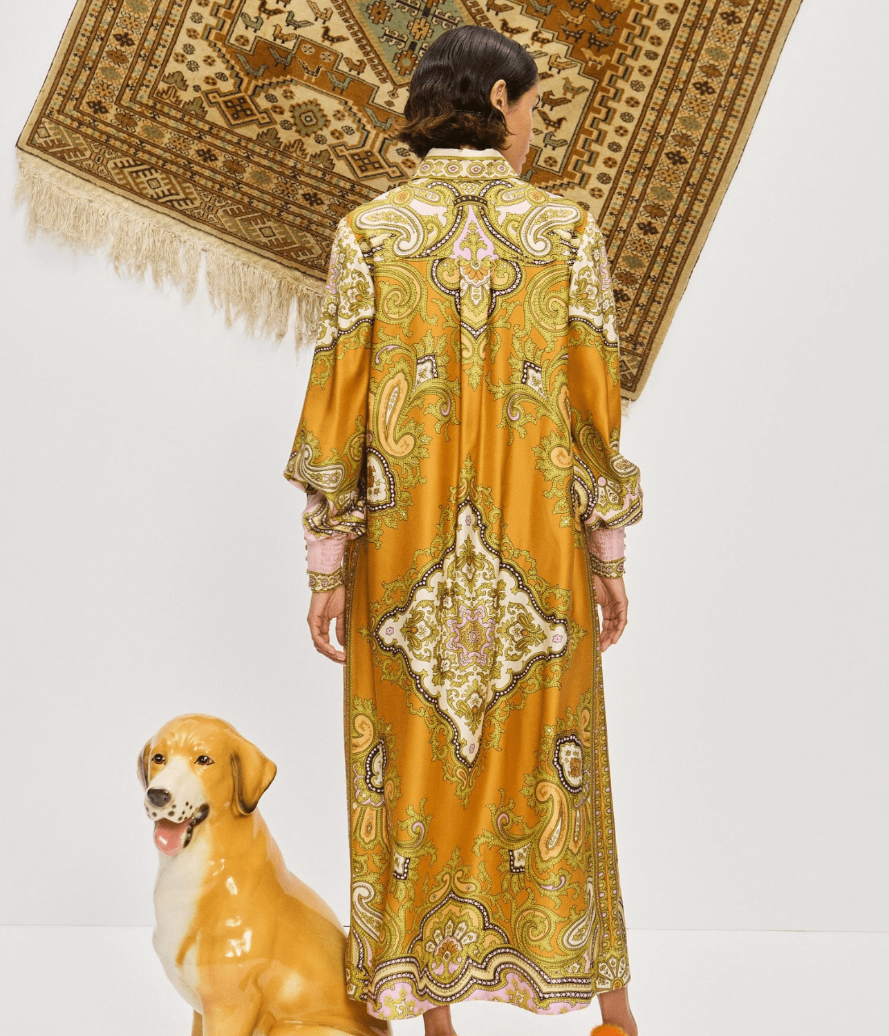 CLEMENZA SILK SHIRTDRESS | ALEMAIS ALEMAIS CLEMENZA SILK SHIRTDRESS