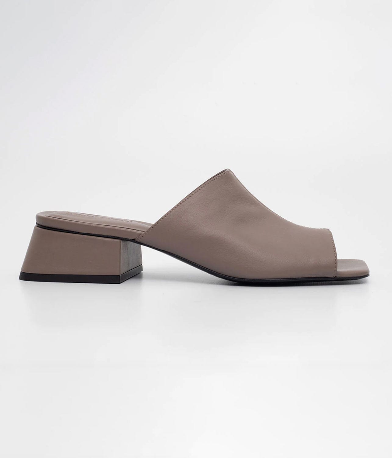 CONSTANZA SLIDES- DARK TAUPE | PALOMA WOOL | PALOMA WOOL CONSTANZA SLIDES- DARK TAUPE