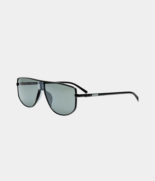 CORSA SUNGLASSES IN BLACK AND GREY | JACQUEMUS JACQUEMUS CORSA SUNGLASSES