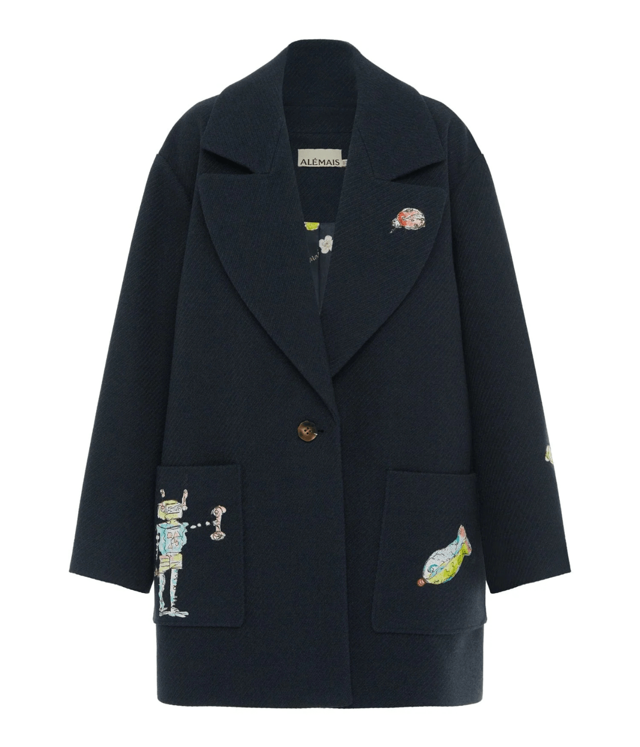COURT PEACOAT | ALEMAIS FOR ARTISTS ONLY COURT PEACOAT