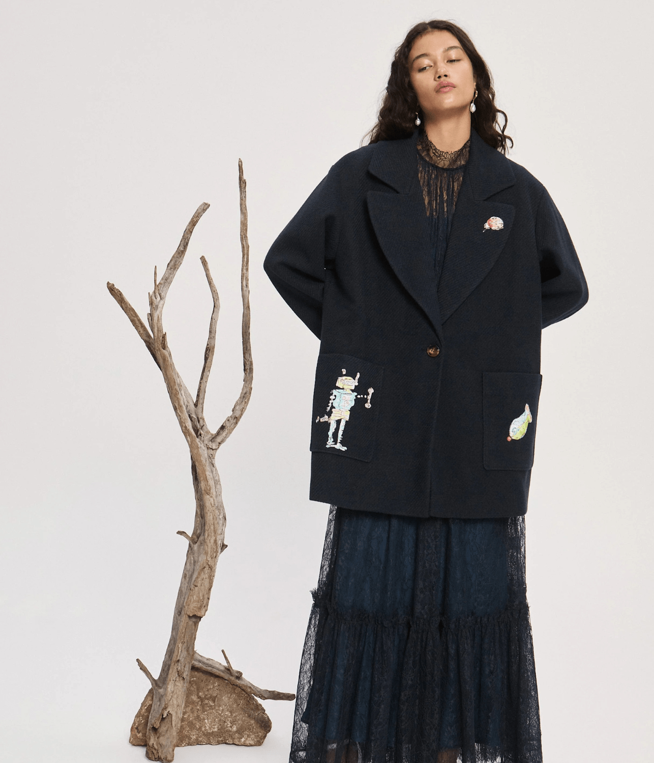 COURT PEACOAT | ALEMAIS FOR ARTISTS ONLY COURT PEACOAT