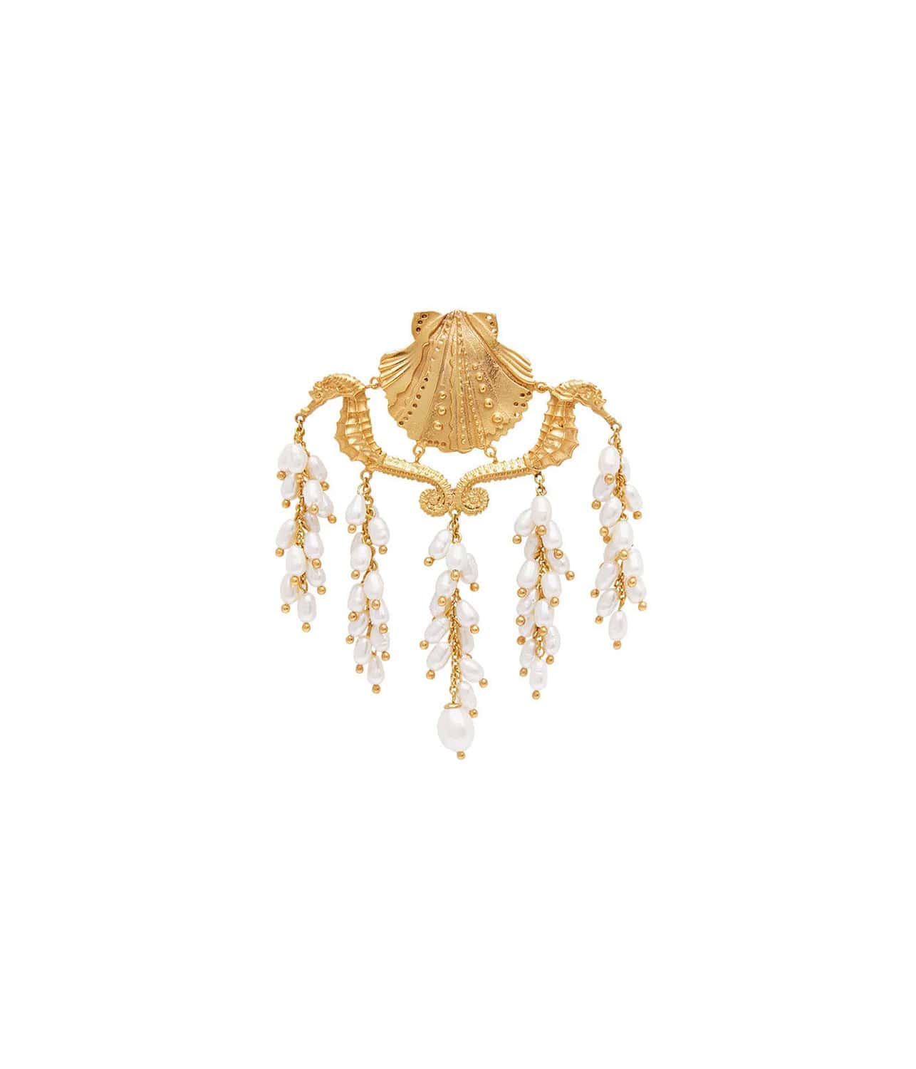 CURIO PEARL CHANDELIER BROOCH | ALEMAIS | ALEMAIS CURIO PEARL CHANDELIER BROOCH