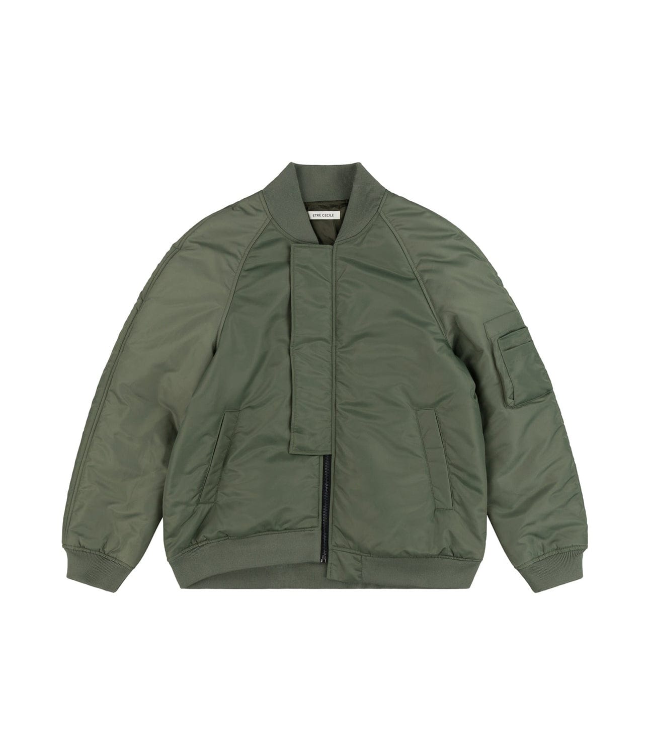 DECONSTRUCTED FLIGHT JACKET- GREEN | ÉTRE CÉCILE | ÉTRE CÉCILE DECONSTRUCTED FLIGHT JACKET- GREEN