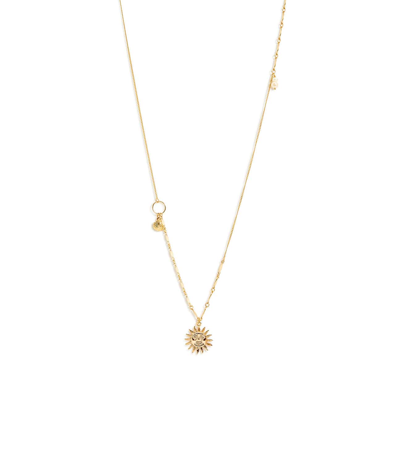 DEL SOLE WRAP NECKLACE- GOLD | PETITE GRAND | PETITE GRAND DEL SOLE WRAP NECKLACE- GOLD