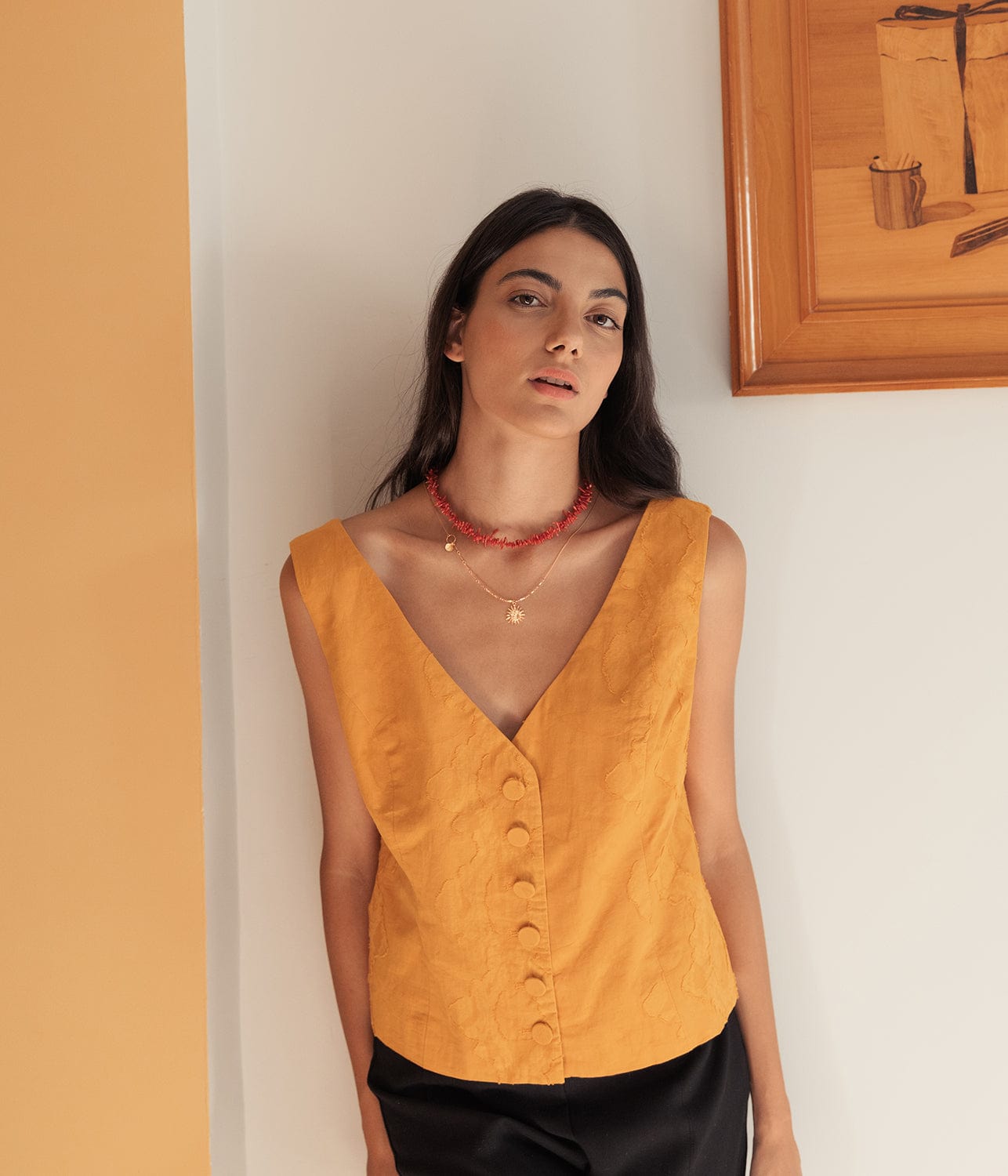 DEL SOLE WRAP NECKLACE- GOLD | PETITE GRAND | PETITE GRAND DEL SOLE WRAP NECKLACE- GOLD