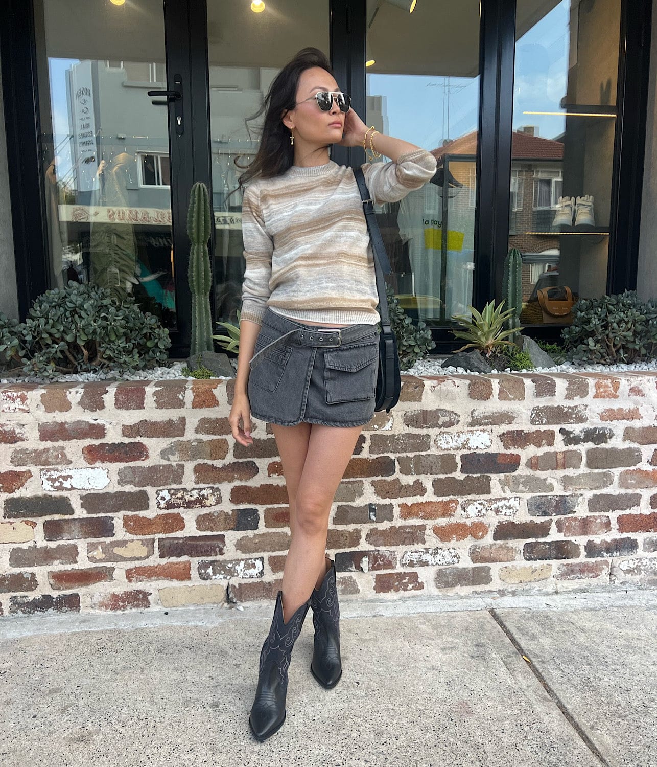 DIANA MINI SKIRT- GREY | GIMAGUAS | GIMAGUAS DIANA MINI SKIRT- GREY