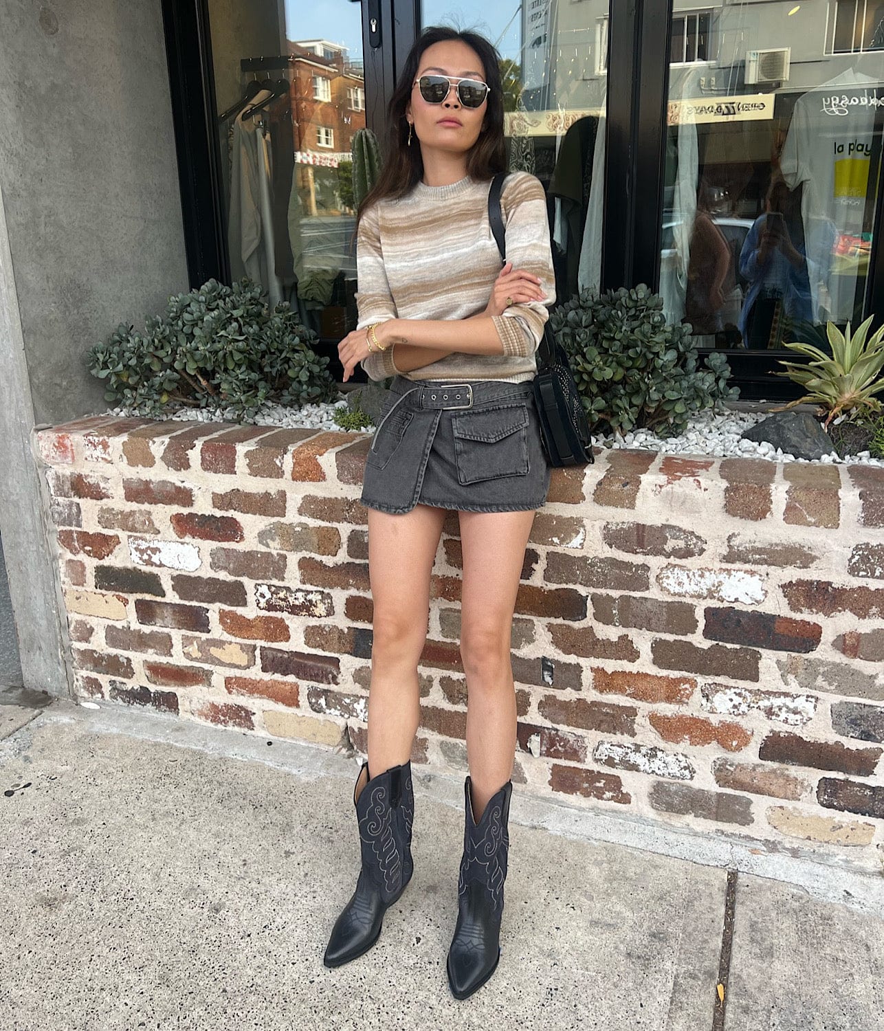 DIANA MINI SKIRT- GREY | GIMAGUAS | GIMAGUAS DIANA MINI SKIRT- GREY