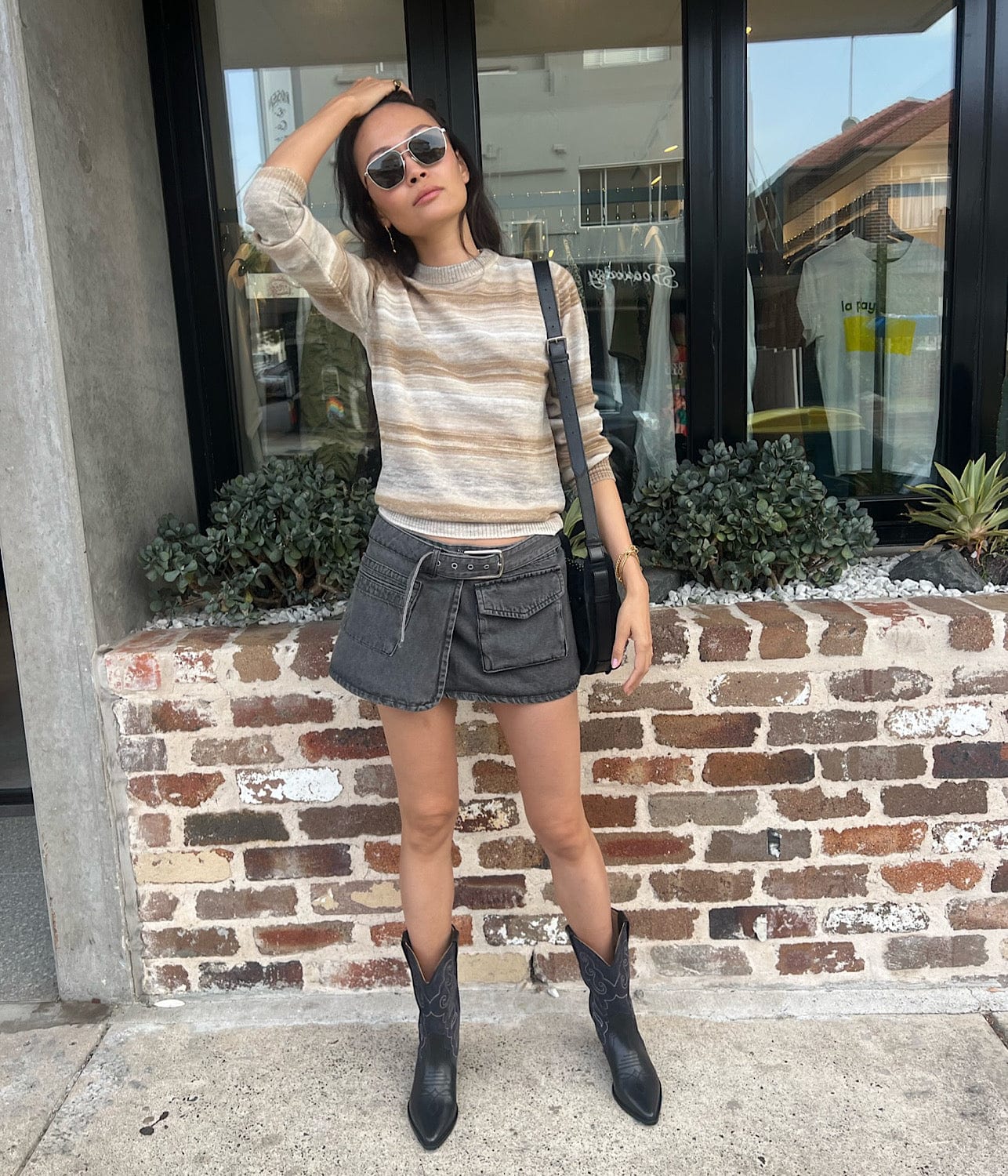 DIANA MINI SKIRT- GREY | GIMAGUAS | GIMAGUAS DIANA MINI SKIRT- GREY