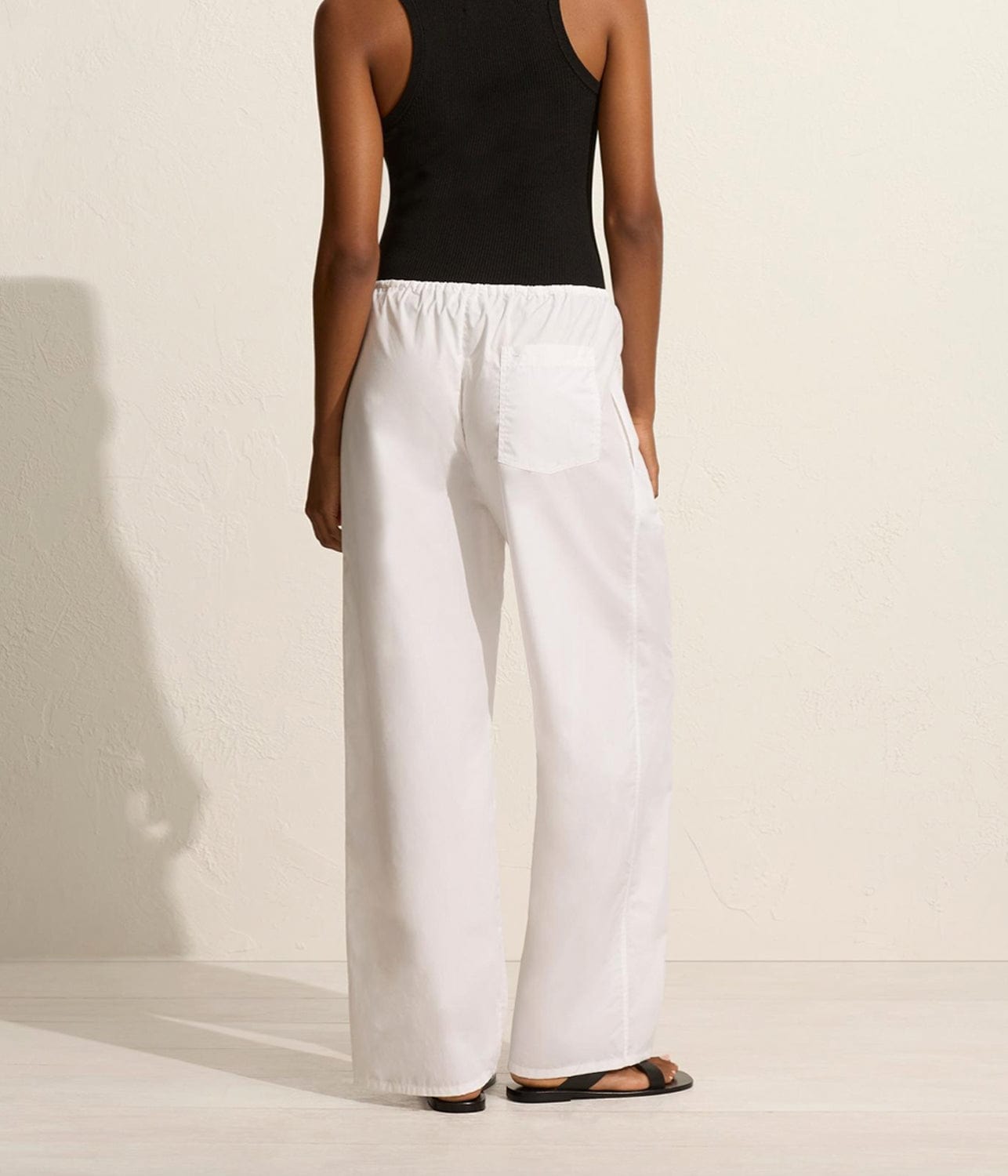 DRAWCORD PANT- WHITE | MATTEAU | MATTEAU DRAWCORD PANT- WHITE
