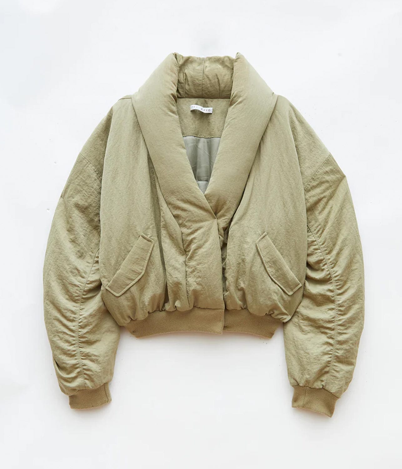 DUVET JACKET- KHAKI | REJINA PYO | REJINA PYO DUVET JACKET- KHAKI