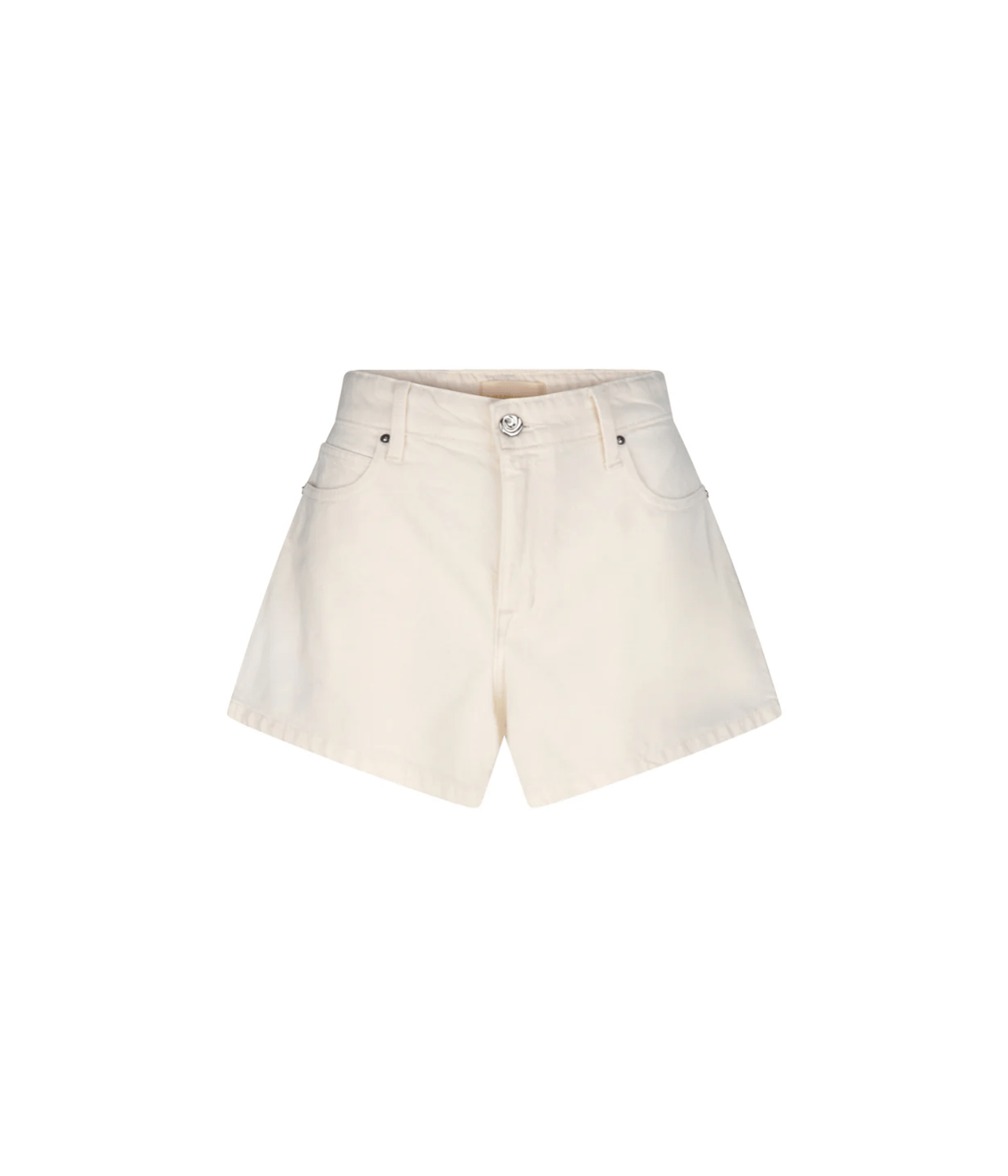 EBONY HIGH FLARE SHORT | OUTLAND DENIM | BONE OUTLAND DENIM EBONY HIGH FLARE SHORT