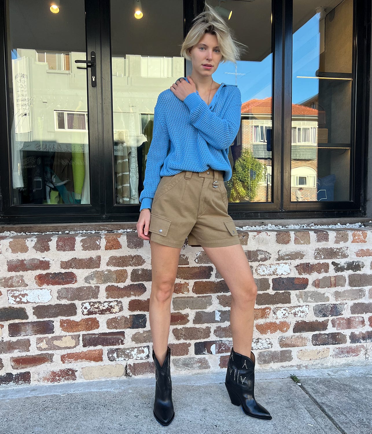 ELIANO SHORTS- BRONZE | ISABEL MARANT | ISABEL MARANT ELIANO SHORTS- BRONZE