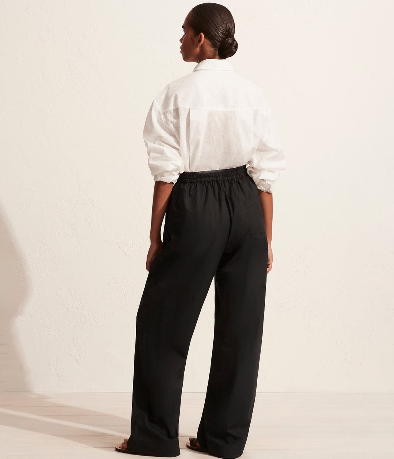 EMBROIDERED OVERSIZED SHIRT- WHITE | MATTEAU | MATTEAU EMBROIDERED OVERSIZED SHIRT- WHITE
