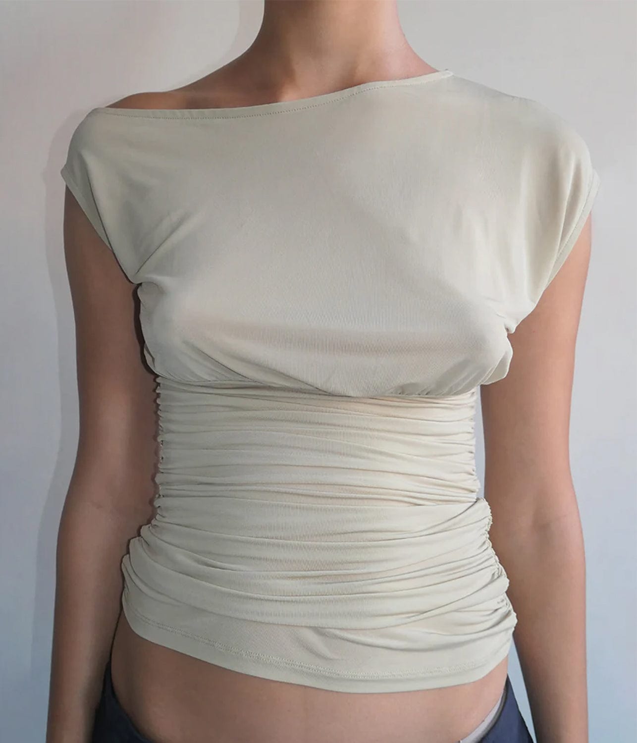 EUGENIA TOP- BEIGE | PALOMA WOOL | PALOMA WOOL EUGENIA TOP- BEIGE