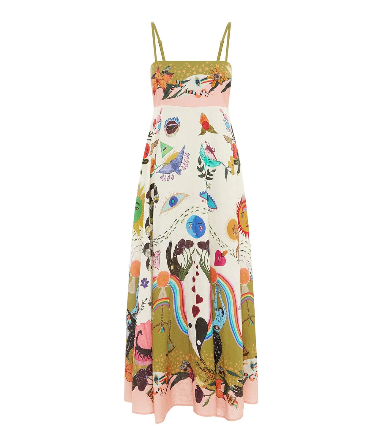 EVERGREEN SUNDRESS- MULTI | ALEMAIS | ALEMAIS EVERGREEN SUNDRESS- MULTI