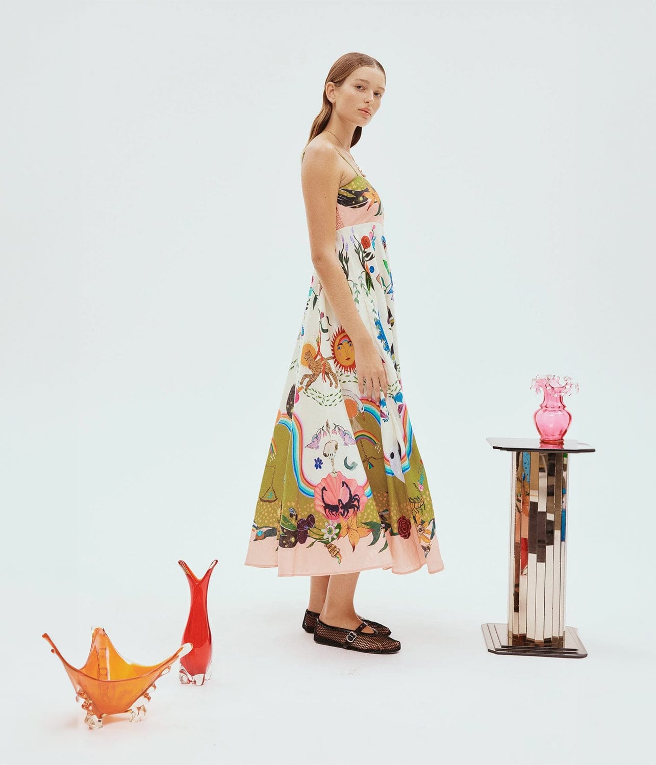 EVERGREEN SUNDRESS- MULTI | ALEMAIS | ALEMAIS EVERGREEN SUNDRESS- MULTI