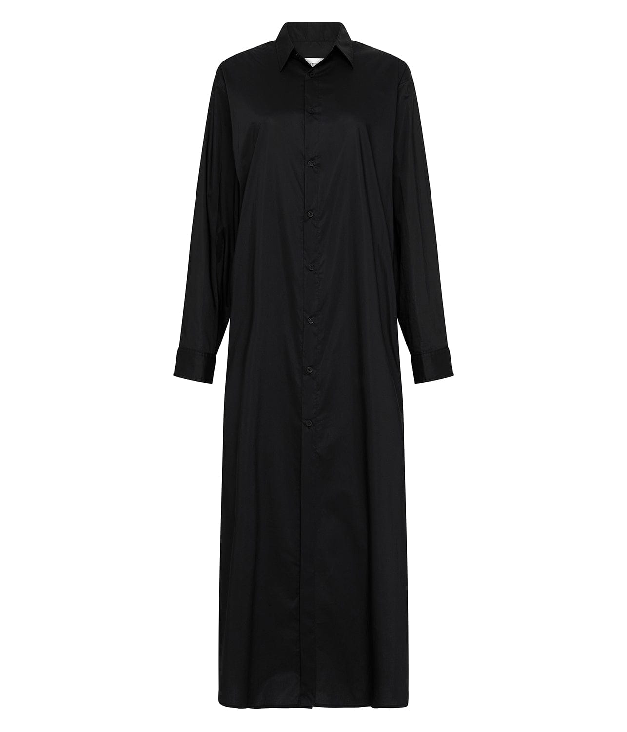 EVERYDAY SHIRT DRESS- BLACK. | MATTEAU | MATTEAU EVERYDAY SHIRT DRESS- BLACK