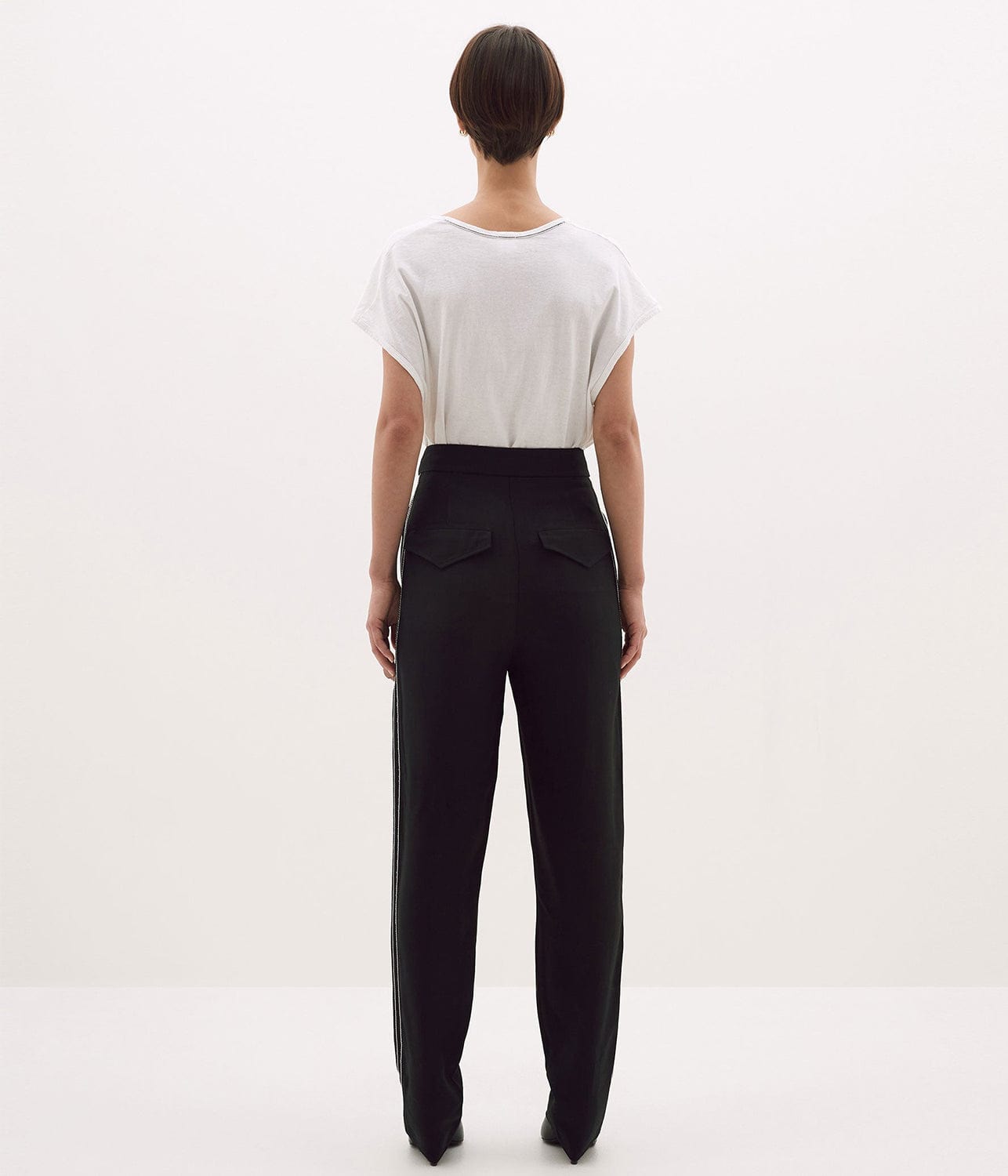FINE BIND SCOOP NECK TANK- WHITE | BASSIKE | BASSIKE FINE BIND SCOOP NECK TANK- WHITE