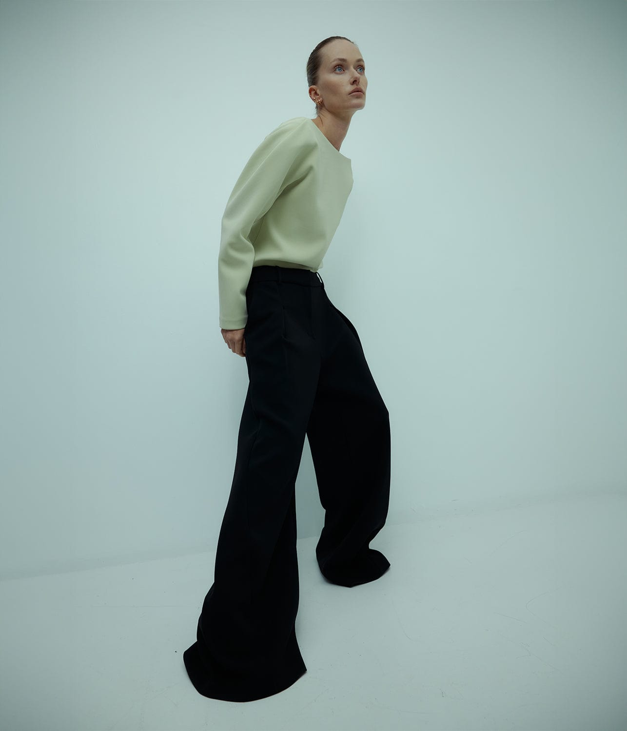 FLARED ABEL TROUSER- BLACK | HARRIS TAPPER |  HARRIS TAPPER FLARED ABEL TROUSER- BLACK