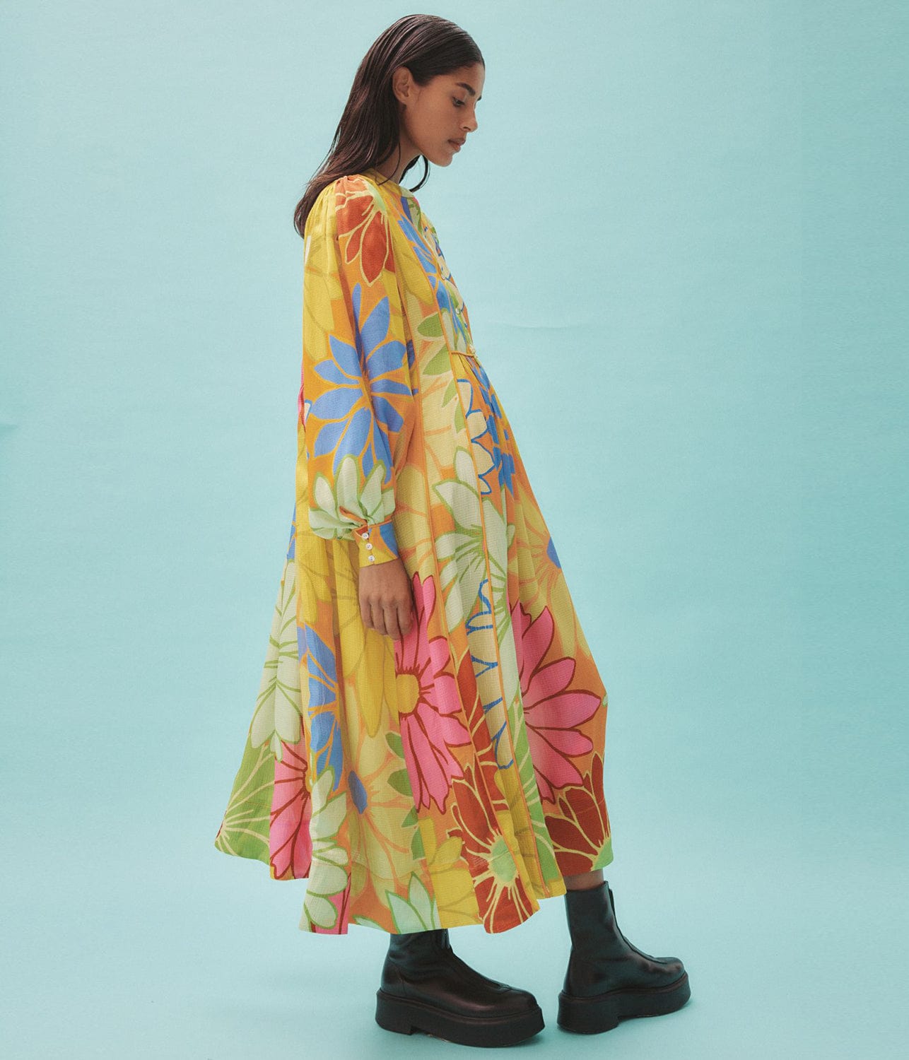 FLORENTINA MIDI DRESS | ALEMAIS | ALEMAIS FLORENTINA MIDI DRESS
