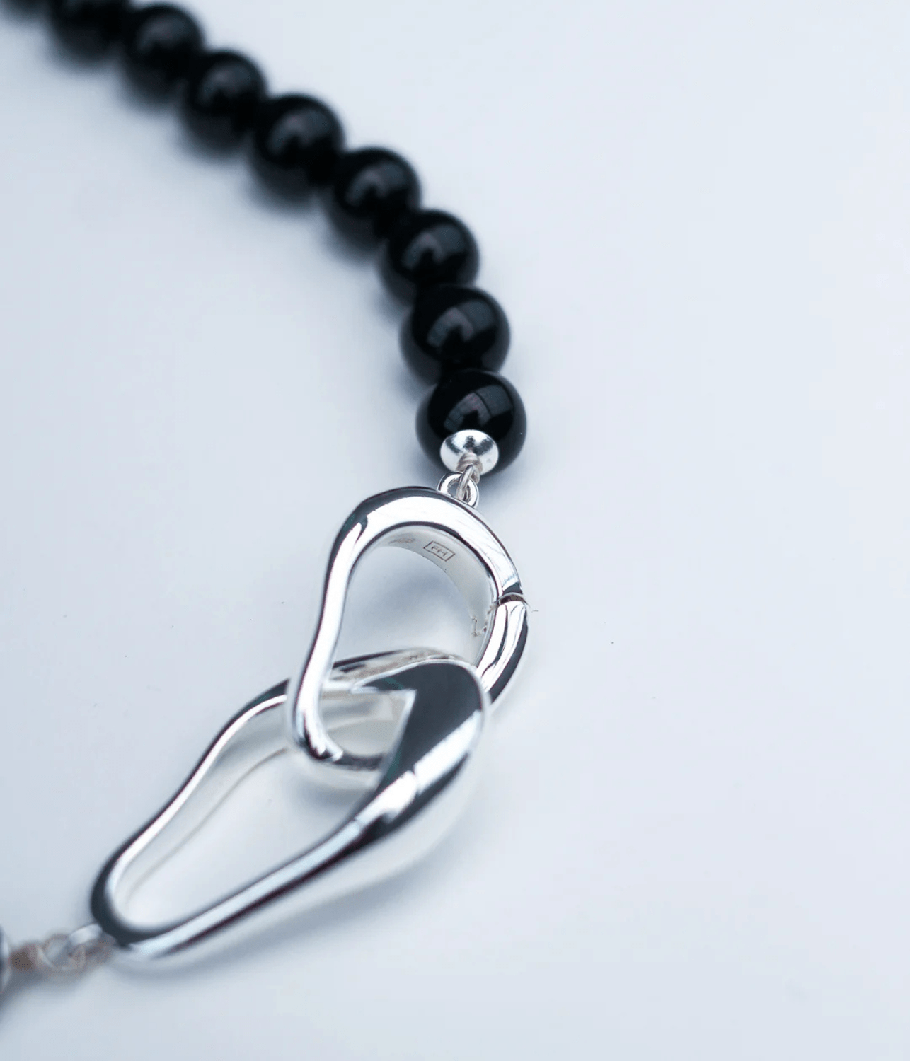 FOUNDATION GEMSTONE NECKLACE | F + H STUDIOS F+H FOUNDATION GEMSTONE NECKLACE SILVER